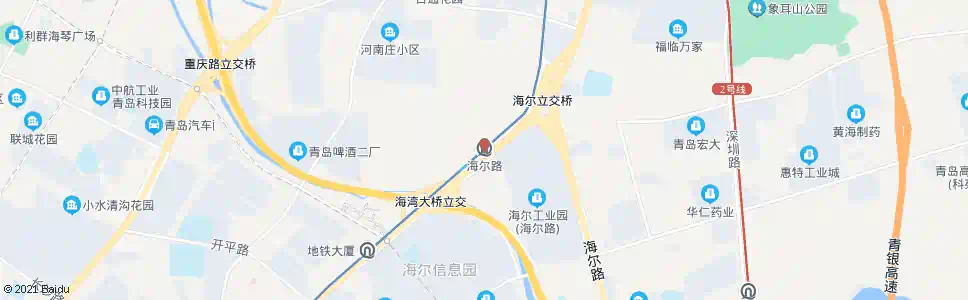 青岛海尔路_公交站地图_青岛公交_妙搜公交查询2025