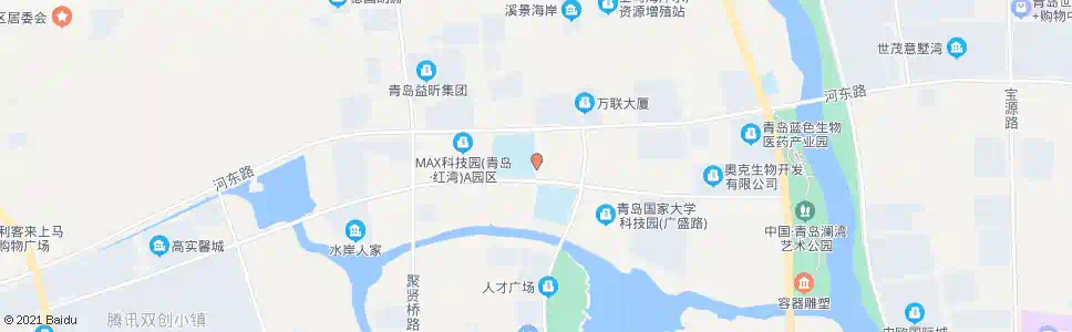 青岛高新企业加速器_公交站地图_青岛公交_妙搜公交查询2025