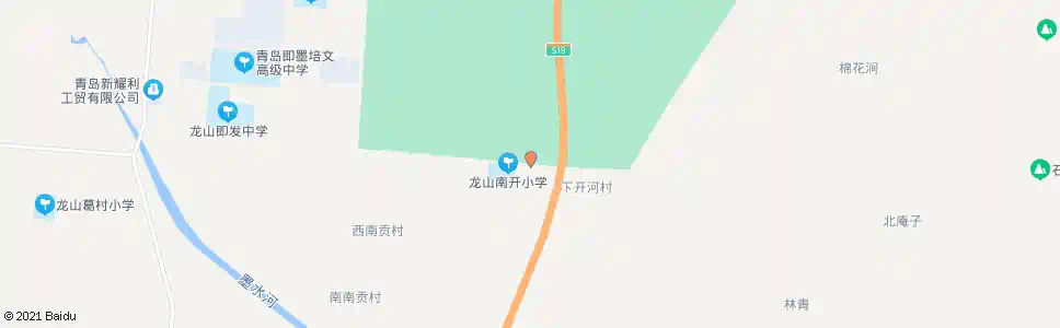 青岛下开村_公交站地图_青岛公交_妙搜公交查询2025