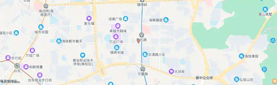 青岛东海路(南京路)_公交站地图_青岛公交_妙搜公交查询2025