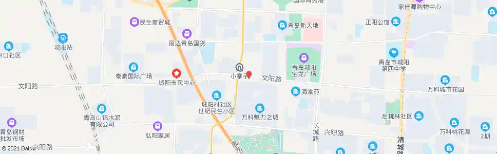 青岛文阳路_公交站地图_青岛公交_妙搜公交查询2025