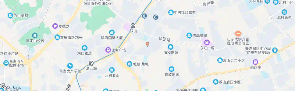 青岛新安中医院_公交站地图_青岛公交_妙搜公交查询2025