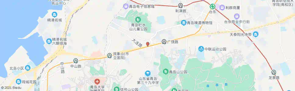 青岛大连路(北京路)_公交站地图_青岛公交_妙搜公交查询2025
