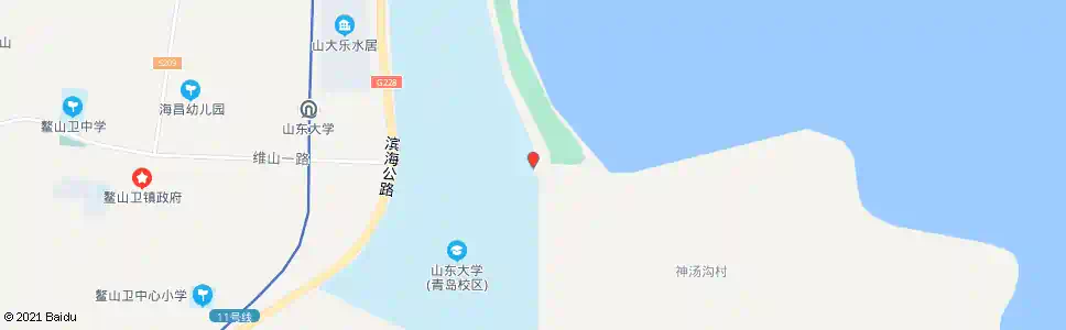 青岛新校区东门_公交站地图_青岛公交_妙搜公交查询2025
