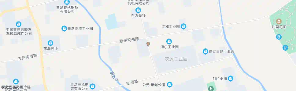 青岛海尔工业园西_公交站地图_青岛公交_妙搜公交查询2025