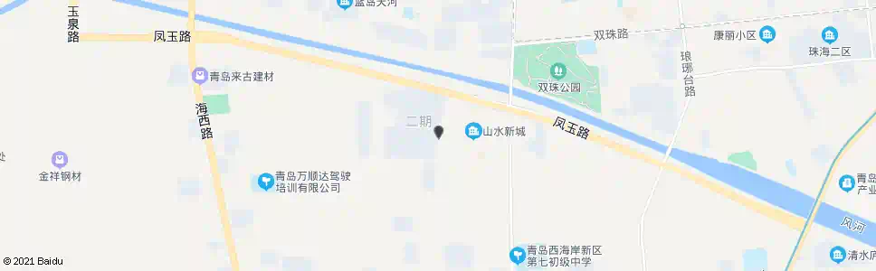 青岛山水新城_公交站地图_青岛公交_妙搜公交查询2025