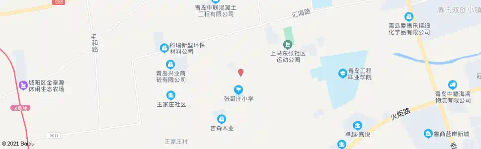 青岛西张哥庄_公交站地图_青岛公交_妙搜公交查询2025