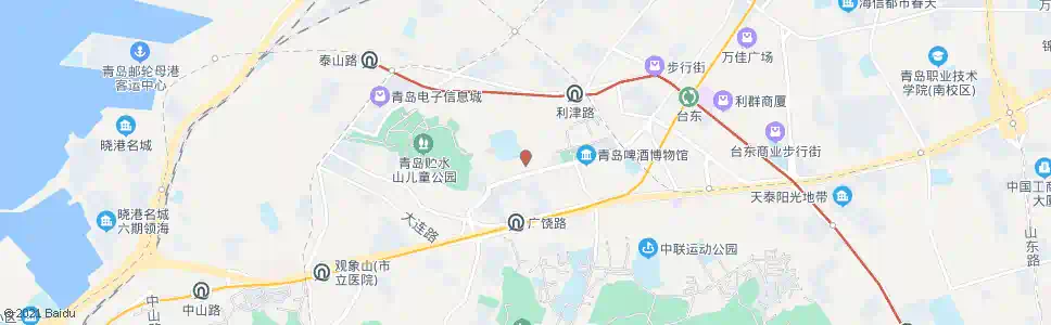 青岛寿光路小学_公交站地图_青岛公交_妙搜公交查询2025