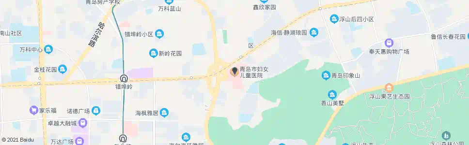 青岛妇幼保健院_公交站地图_青岛公交_妙搜公交查询2025