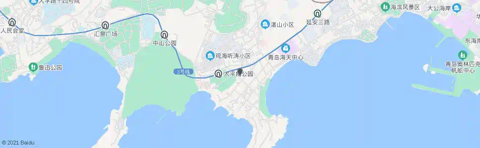 青岛一疗_公交站地图_青岛公交_妙搜公交查询2025
