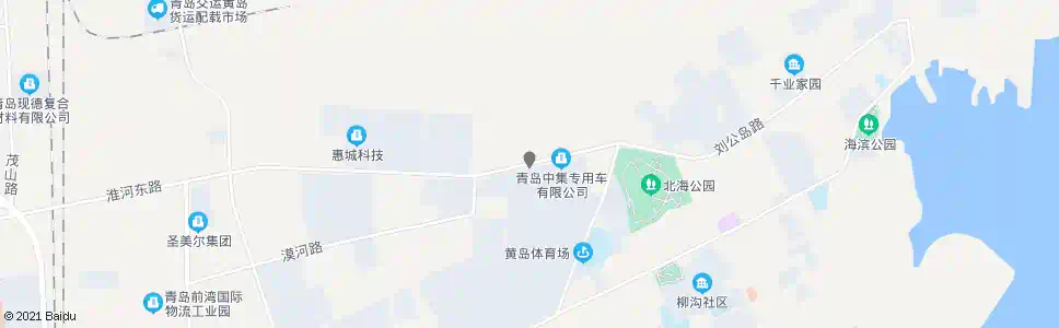 青岛淮河路东_公交站地图_青岛公交_妙搜公交查询2025