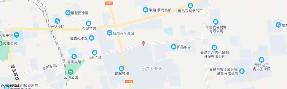 青岛周家滩_公交站地图_青岛公交_妙搜公交查询2025