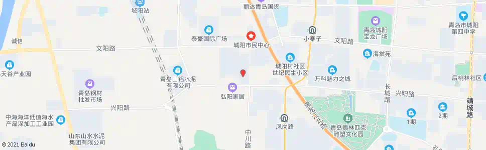 青岛中韩小商品城_公交站地图_青岛公交_妙搜公交查询2025