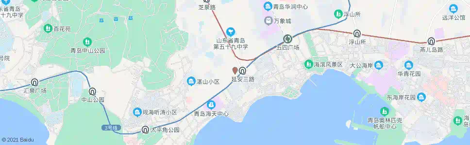 青岛新昌源饭店_公交站地图_青岛公交_妙搜公交查询2025