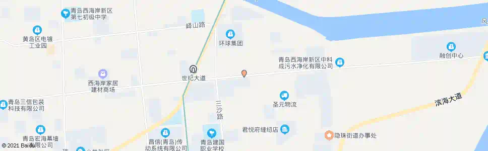 青岛大河东(上海南路)_公交站地图_青岛公交_妙搜公交查询2025
