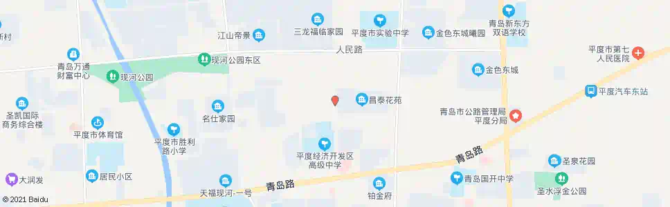 青岛昌泰花园_公交站地图_青岛公交_妙搜公交查询2025