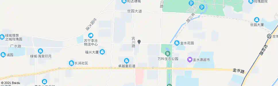 青岛广水路宾川路_公交站地图_青岛公交_妙搜公交查询2025