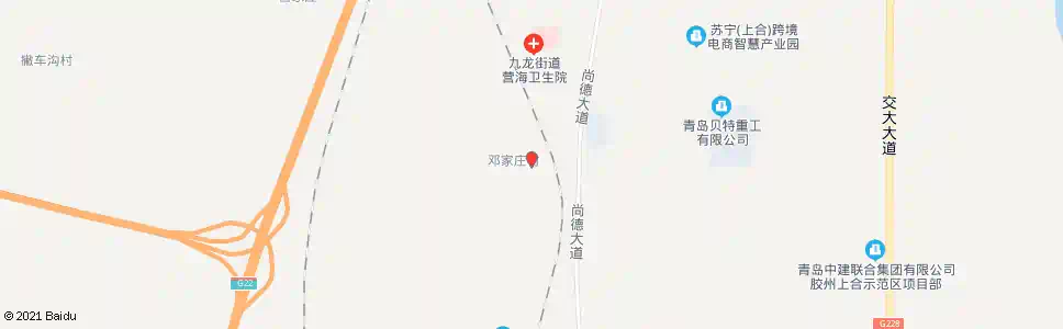 青岛邓家庄_公交站地图_青岛公交_妙搜公交查询2025
