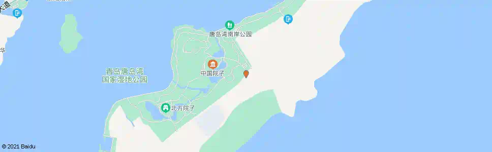 青岛银沙滩东_公交站地图_青岛公交_妙搜公交查询2025