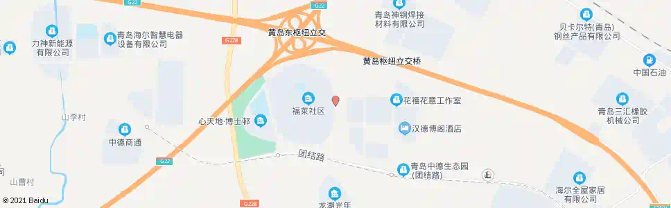 青岛弗莱社区_公交站地图_青岛公交_妙搜公交查询2025