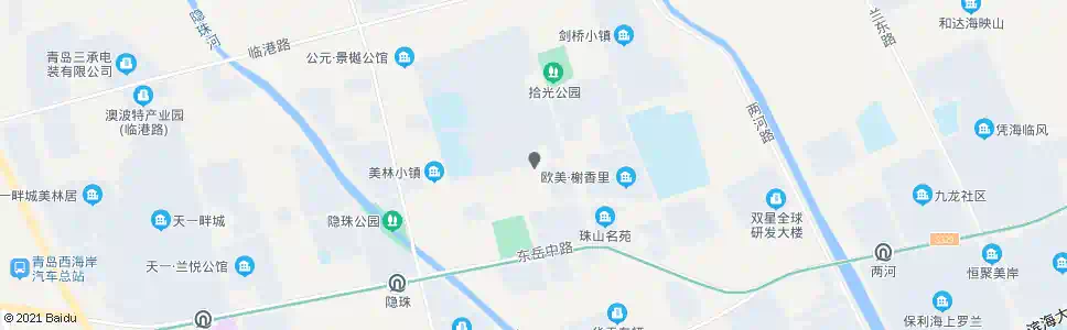 青岛东冯家滩_公交站地图_青岛公交_妙搜公交查询2025
