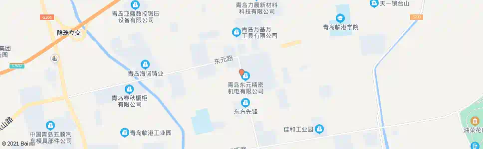 青岛东元机电_公交站地图_青岛公交_妙搜公交查询2025