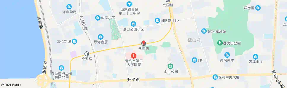 青岛永年路_公交站地图_青岛公交_妙搜公交查询2025
