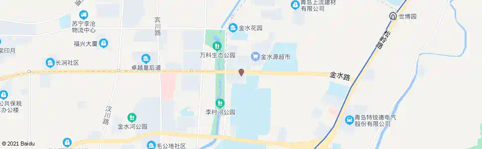 青岛金水东路_公交站地图_青岛公交_妙搜公交查询2025