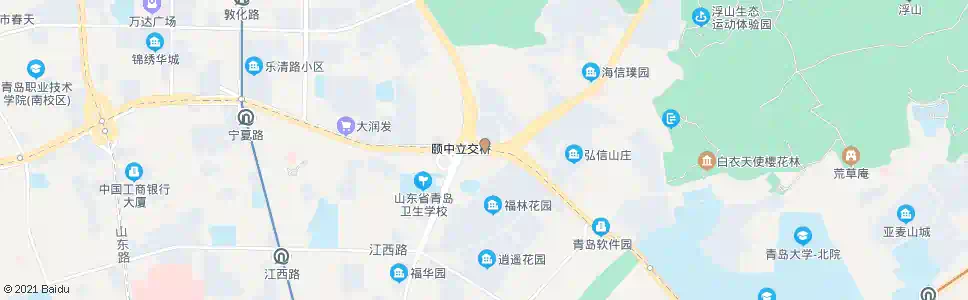 青岛天福苑小区_公交站地图_青岛公交_妙搜公交查询2025