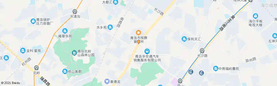 青岛大山_公交站地图_青岛公交_妙搜公交查询2025
