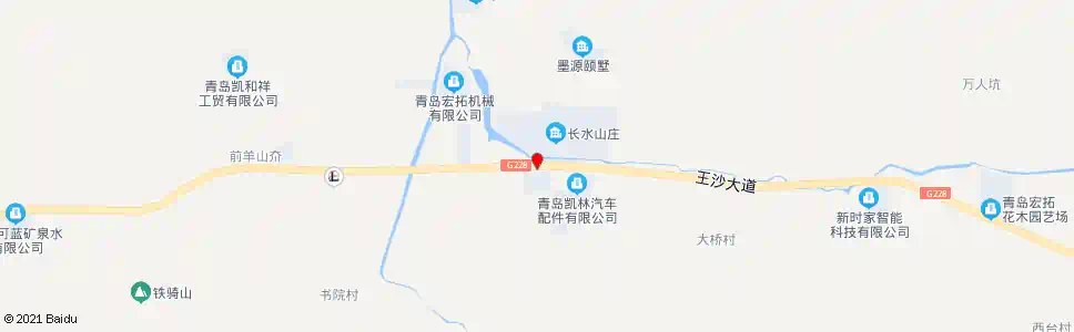 青岛长水山庄_公交站地图_青岛公交_妙搜公交查询2025