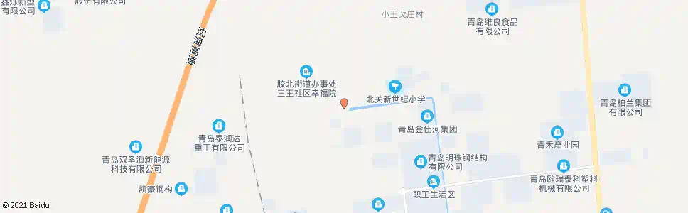 青岛大王戈庄_公交站地图_青岛公交_妙搜公交查询2025
