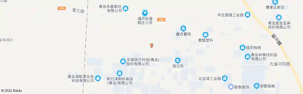 青岛郭庄三村_公交站地图_青岛公交_妙搜公交查询2025