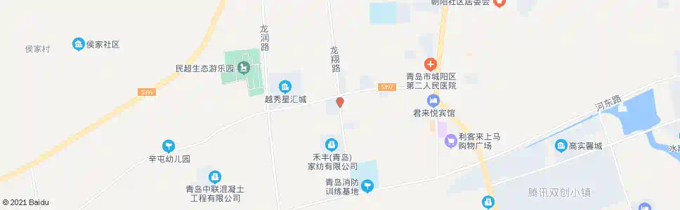 青岛龙翔路胶马路_公交站地图_青岛公交_妙搜公交查询2025