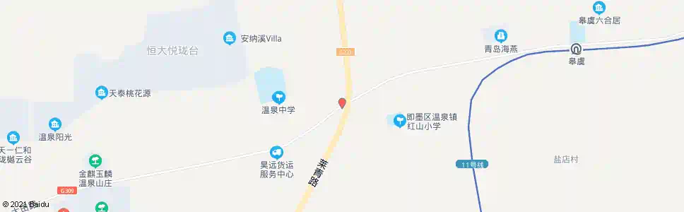 青岛莱大路口_公交站地图_青岛公交_妙搜公交查询2025