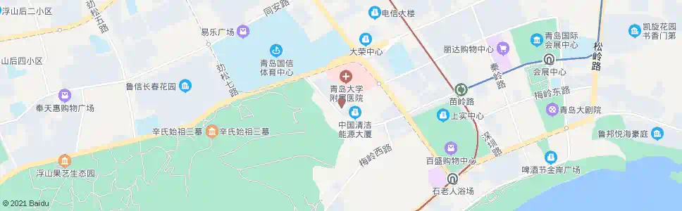 青岛72672部队_公交站地图_青岛公交_妙搜公交查询2025