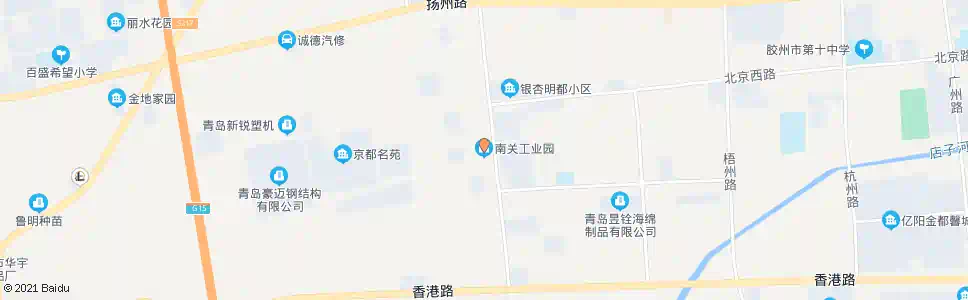 青岛南关工业园_公交站地图_青岛公交_妙搜公交查询2025