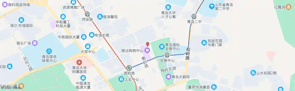 青岛啤酒城_公交站地图_青岛公交_妙搜公交查询2025