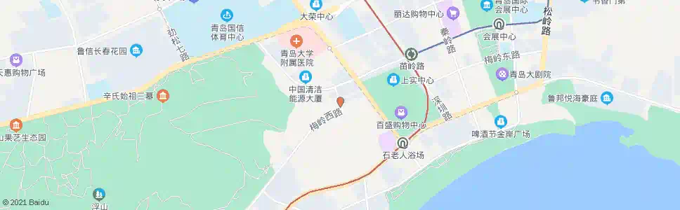 青岛山东头路_公交站地图_青岛公交_妙搜公交查询2025