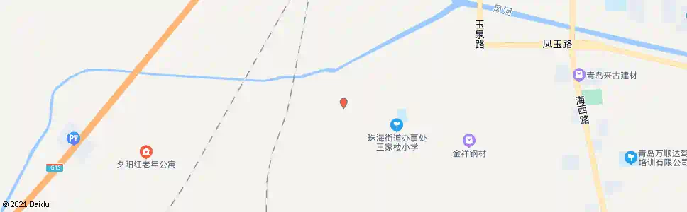 青岛王家楼西_公交站地图_青岛公交_妙搜公交查询2025