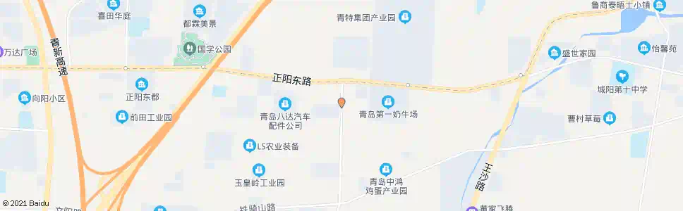 青岛天风北路正阳东路_公交站地图_青岛公交_妙搜公交查询2025