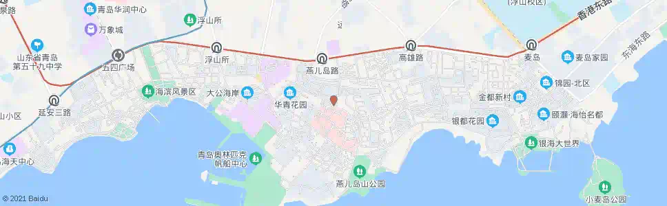 青岛汕头路_公交站地图_青岛公交_妙搜公交查询2025