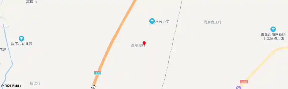 青岛西草泊_公交站地图_青岛公交_妙搜公交查询2025