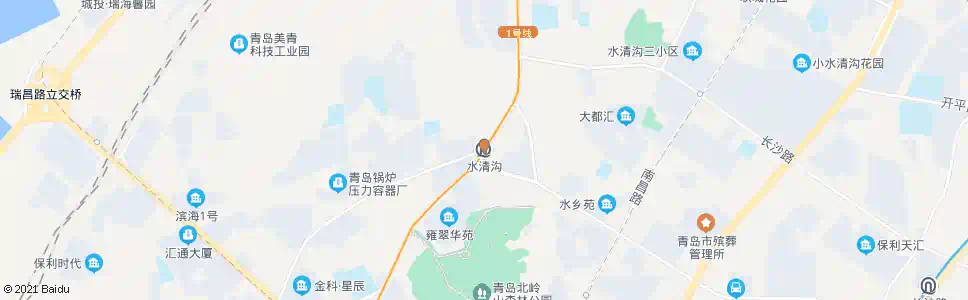 青岛水清沟_公交站地图_青岛公交_妙搜公交查询2025