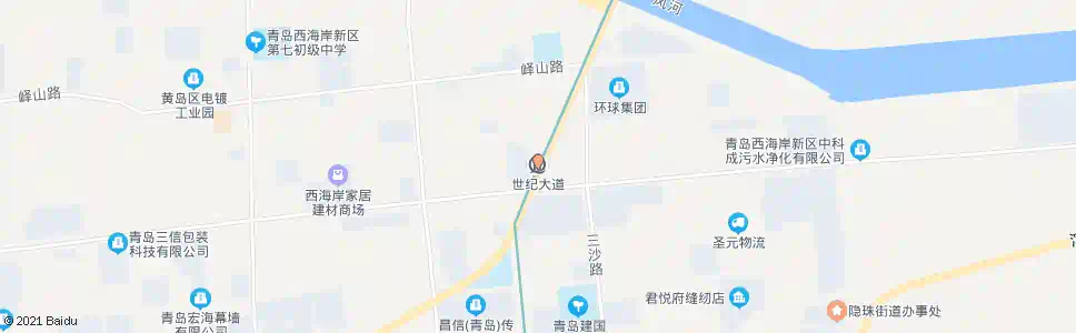 青岛世纪大道(世纪大道)_公交站地图_青岛公交_妙搜公交查询2025