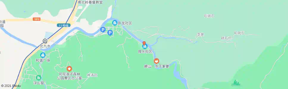 青岛我乐村_公交站地图_青岛公交_妙搜公交查询2025