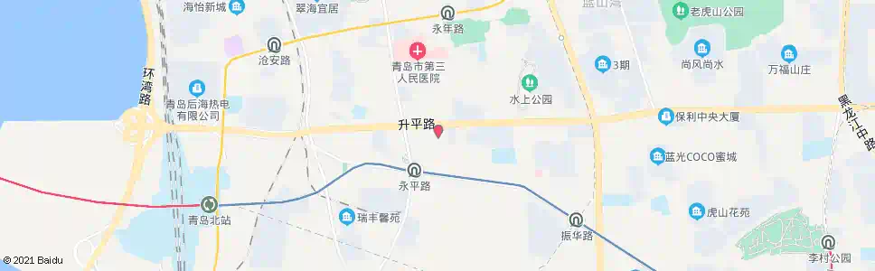 青岛升平路小学_公交站地图_青岛公交_妙搜公交查询2025
