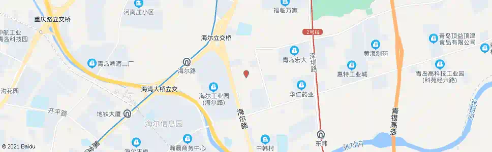 青岛科苑经一路_公交站地图_青岛公交_妙搜公交查询2025