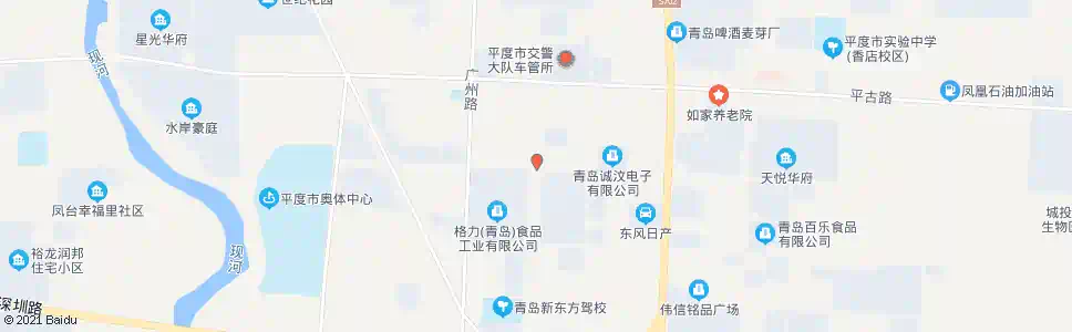 青岛凯莱商业街_公交站地图_青岛公交_妙搜公交查询2025
