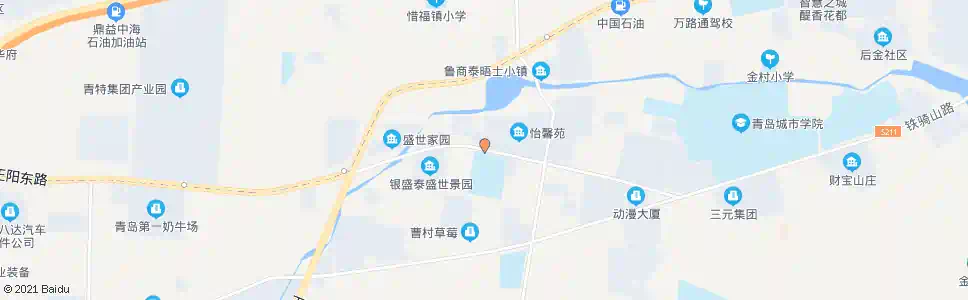 青岛城阳十中_公交站地图_青岛公交_妙搜公交查询2025